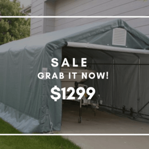 12x24x8 – Extended 1 Car Garage | House Top